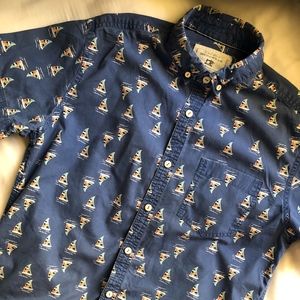 Cactus Nautical Button Down Shirt